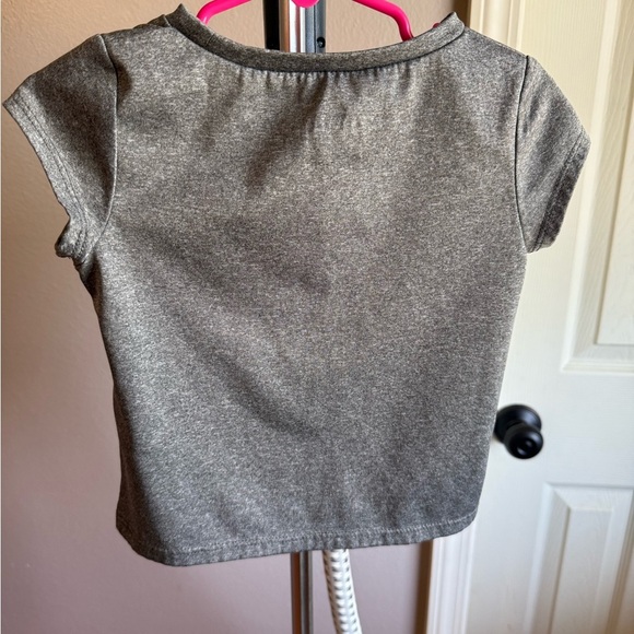 Nike Kids Charcoal Dri-Fit tee with Multicolor Logo-3t. - Picture 2 of 6